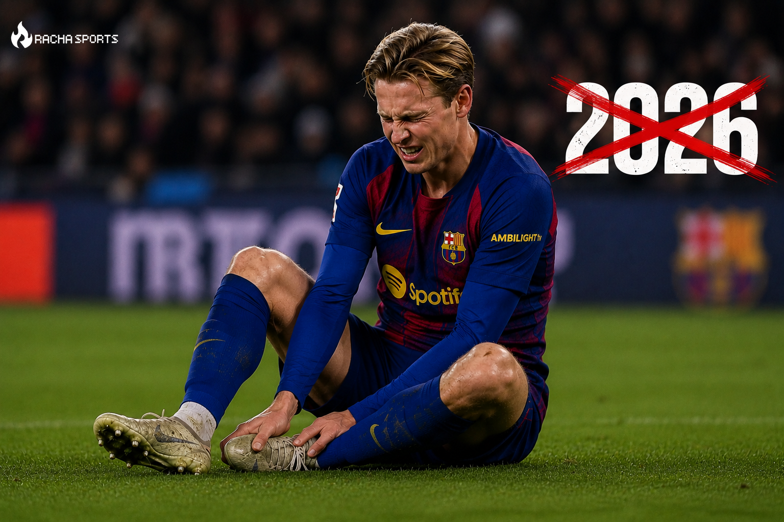 De Jong, roto: el Barça pierde a su mediocentro varios meses tras el Mundial